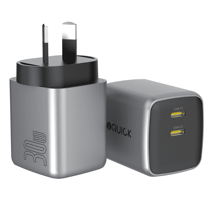 Australian Type I charger with USB-C ports.