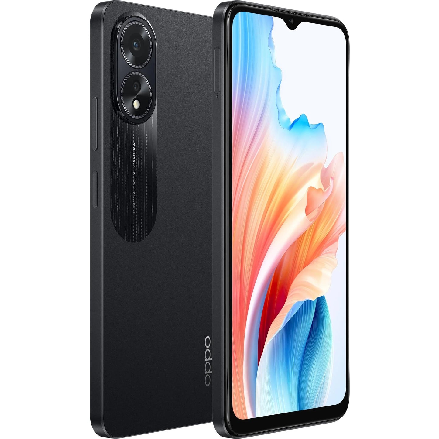 OPPO A38 (Dual Sim, 128GB/4GB, 6.56'', Glowing Black)
