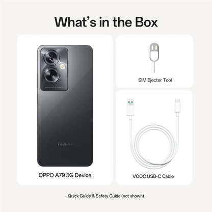 OPPO A79 5G (Dual Sim, 128GB/4GB, Mystery Black)