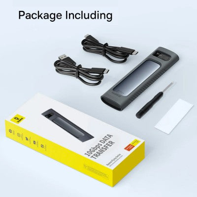 baseus FlyJoy Series SSD Enclosure (M.2 NVMe)-Space Grey