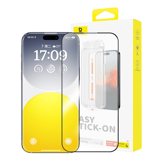 Baseus Sapphire Series HD Tempered Glass Screen Protector (with Dust Filter) for iPhone