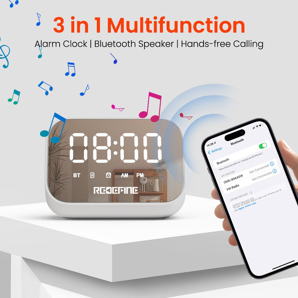 REDEFINE Beewave Bluetooth Speaker & Clock