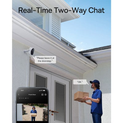 Baseus Security N1 Plus Series Outdoor Camera 2K 2-Cam Kit-White