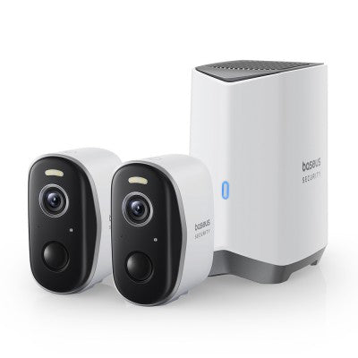 Baseus Security N1 Plus Series Outdoor Camera 2K 2-Cam Kit-White